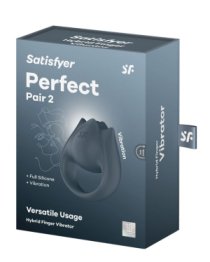 Vibruojantis antpirštis - penio žiedas „Perfect Pair 2“ - Satisfyer
