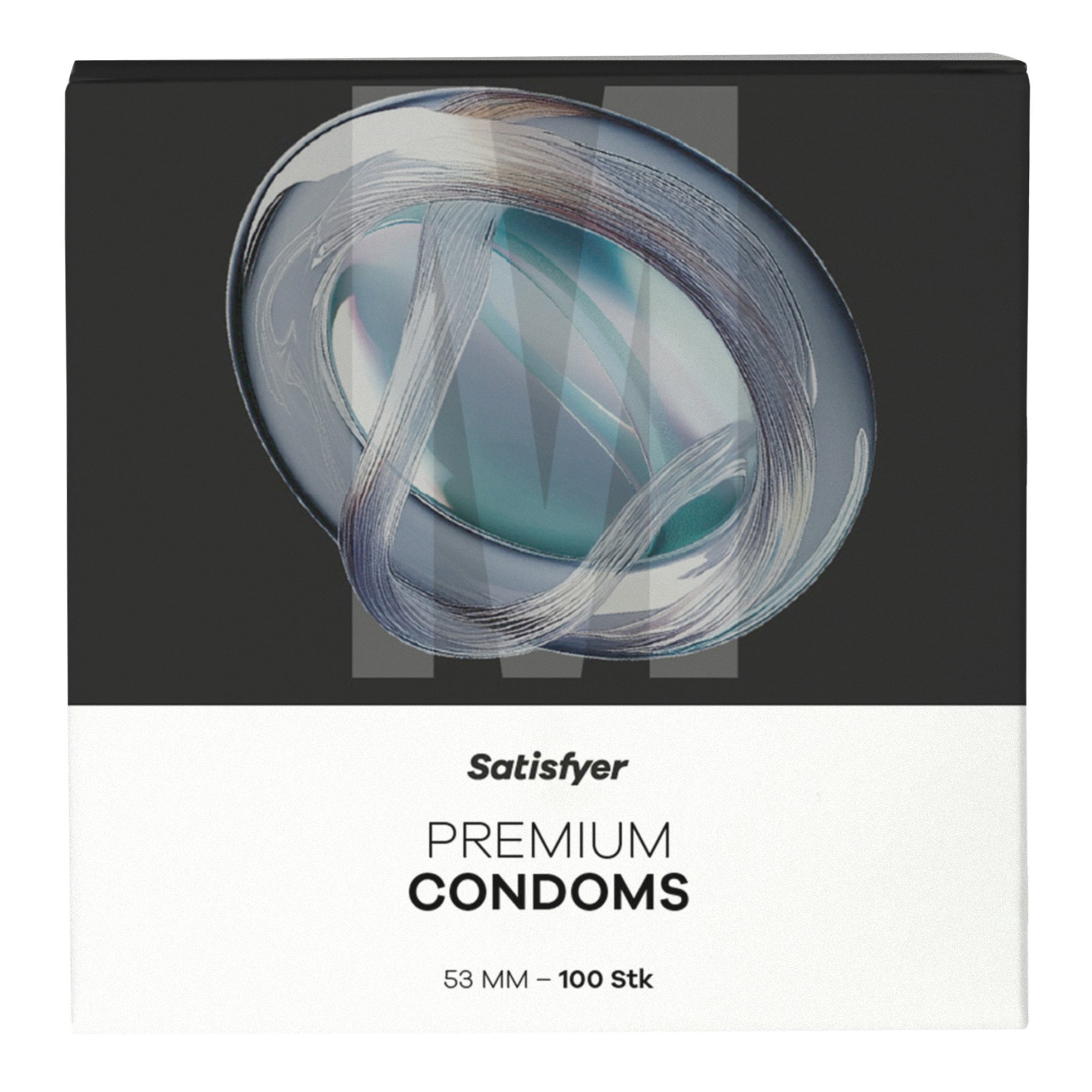 Prezervatyvai „Premium Condoms 53 mm“, 100 vnt. - Satisfyer