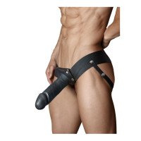Tuščiaviduris strap-on dildo „Dr. Skin Hollow Nr. 7“ - Blush