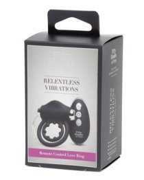 Vibruojantis penio žiedas (pažeista pakuotė) „Relentless Vibrations“ - Penkiasdešimt pilkų atspalvių kolekcija