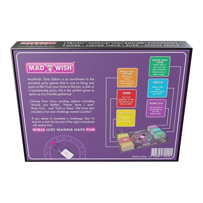 Žaidimas „MadWish Girls Edition“ - Mad Party Games