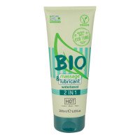 Ekologiškas masažinis lubrikantas „Bio Massage & Lubricant“, 200 ml - Hot