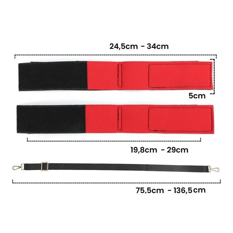Suvaržymo sistema „Leg Open Restraints Set“ - Latetobed