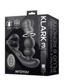Vibruojantis prostatos masažuoklis - penio žiedas „Klark“ - Intoyou