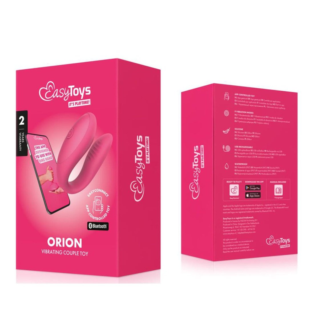Išmanusis vibratorius poroms „Orion“ - EasyToys