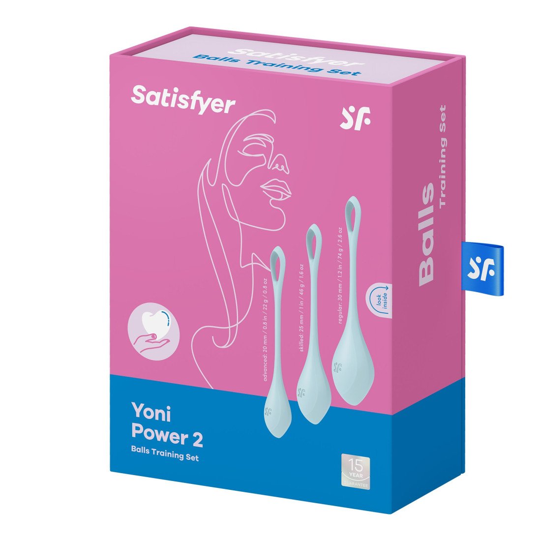 Vaginalinių kamuoliukų rinkinys „Yoni Power 2“ - Satisfyer