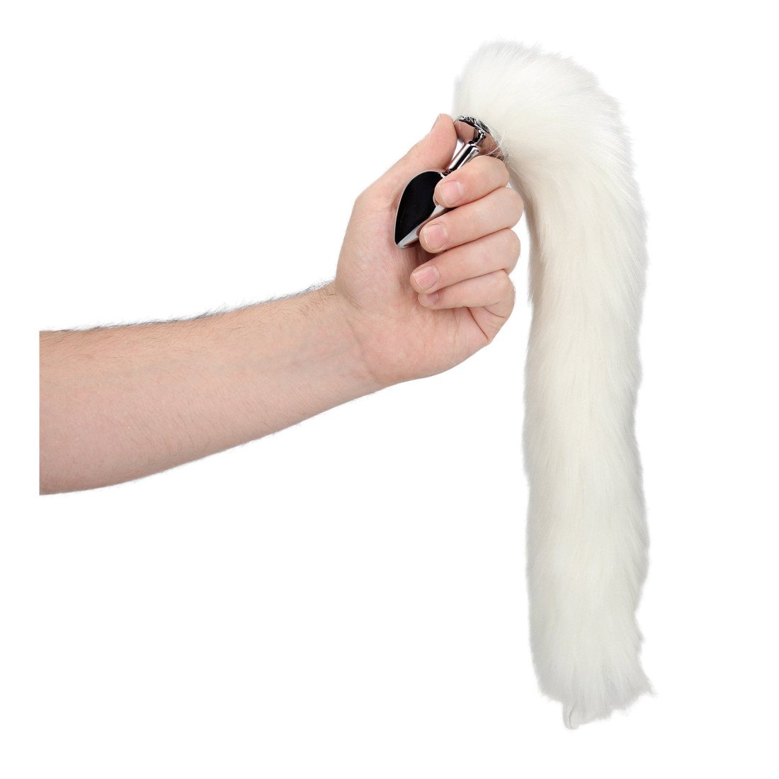 Šviečiantis analinis kaištis „Light-Up Fox Tail“ - Ouch!