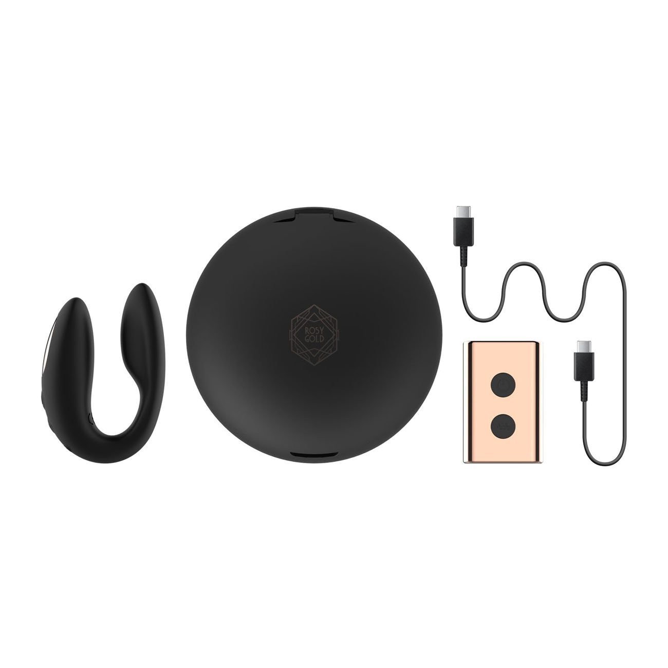 Vibratorius poroms „Couple Vibrator“ - Rosy Gold