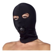 Kaukė „Spandex Hood with Ball Gag“ - Rimba