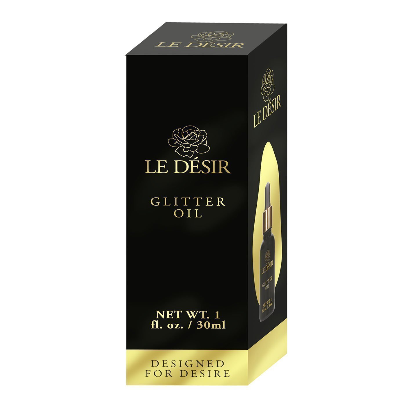 Kūno aliejus „Glitter Oil“, 30 ml - Le Desir