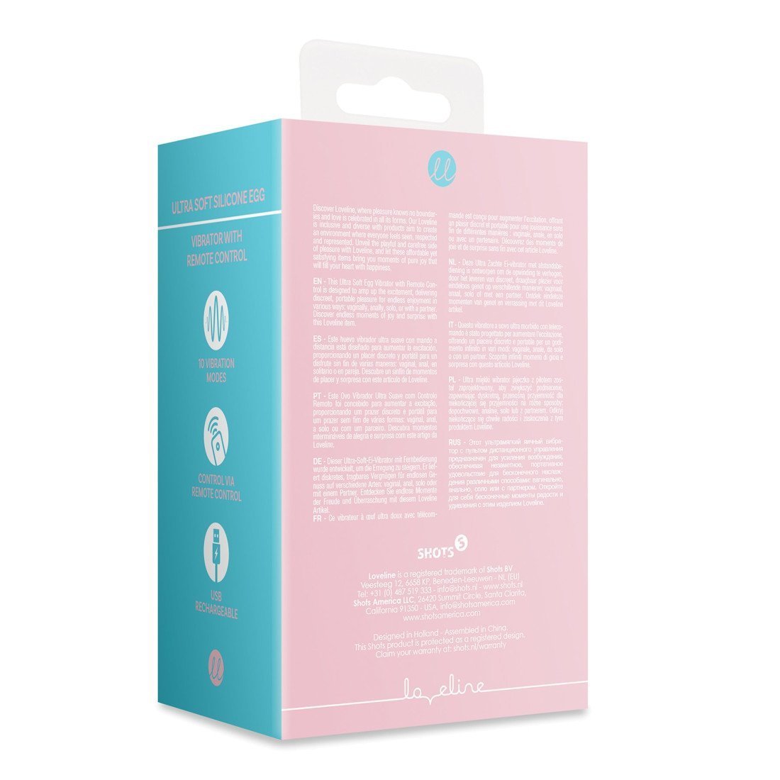 Vibruojantis kiaušinėlis „Ultra Soft Silicone Egg“ - Loveline