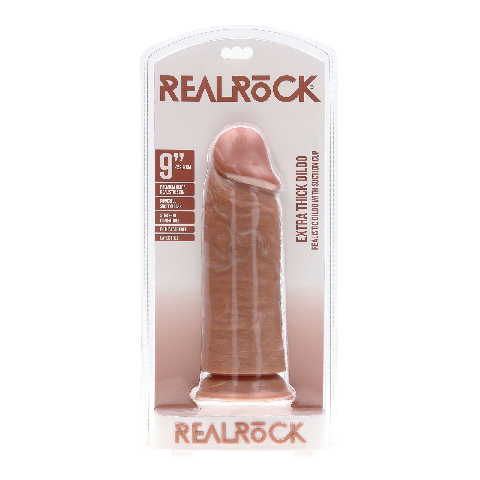 XXL dildo „Extra Thick Straight 9“ - RealRock