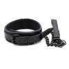 Antkaklio ir pavadėlio rinkinys „Neoprene Bondage Collar“ - Latetobed