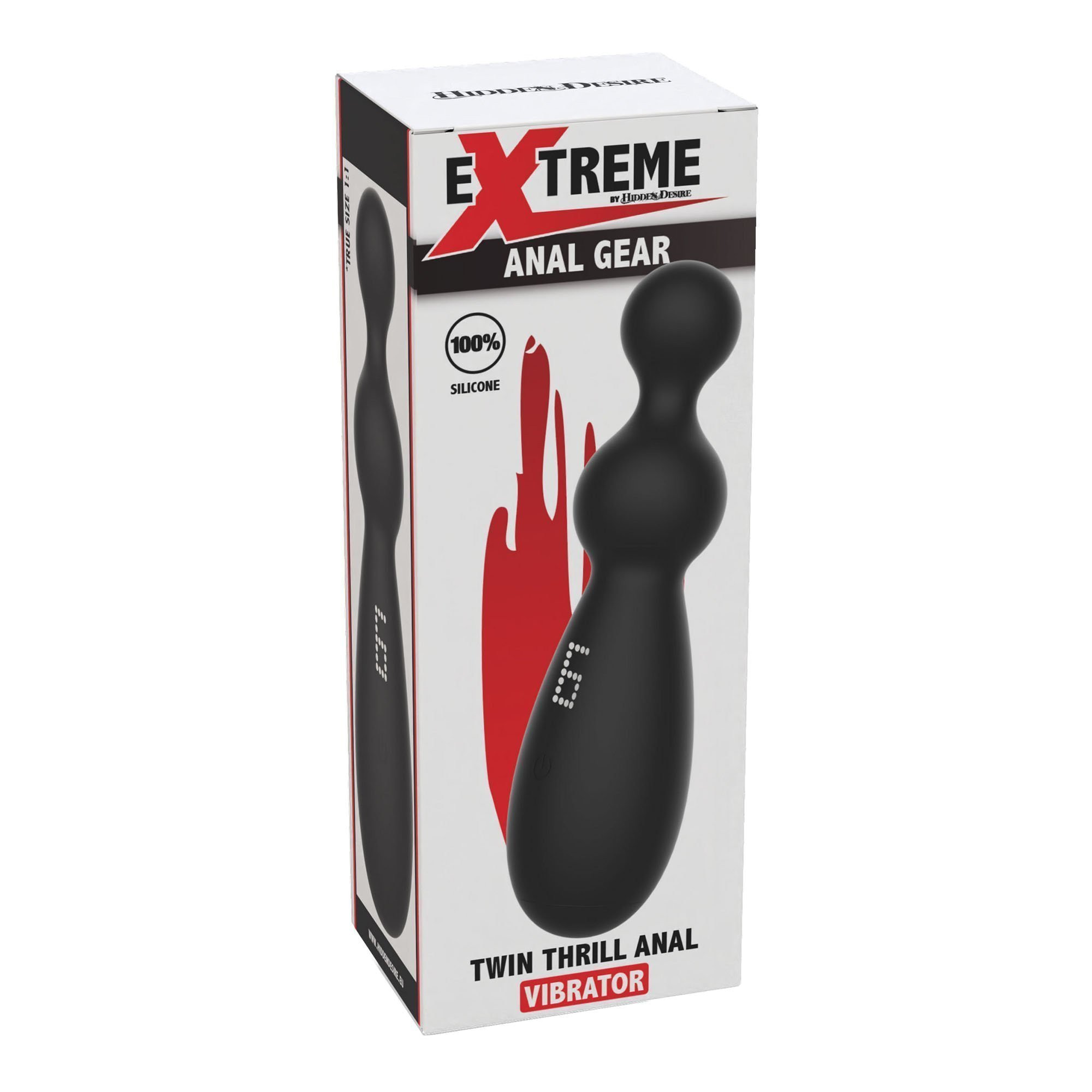 Analinis vibratorius „Twin Thrill Anal“ - Extreme