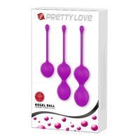 Vaginalinių kamuoliukų rinkinys „Kegel Ball“ - Pretty Love