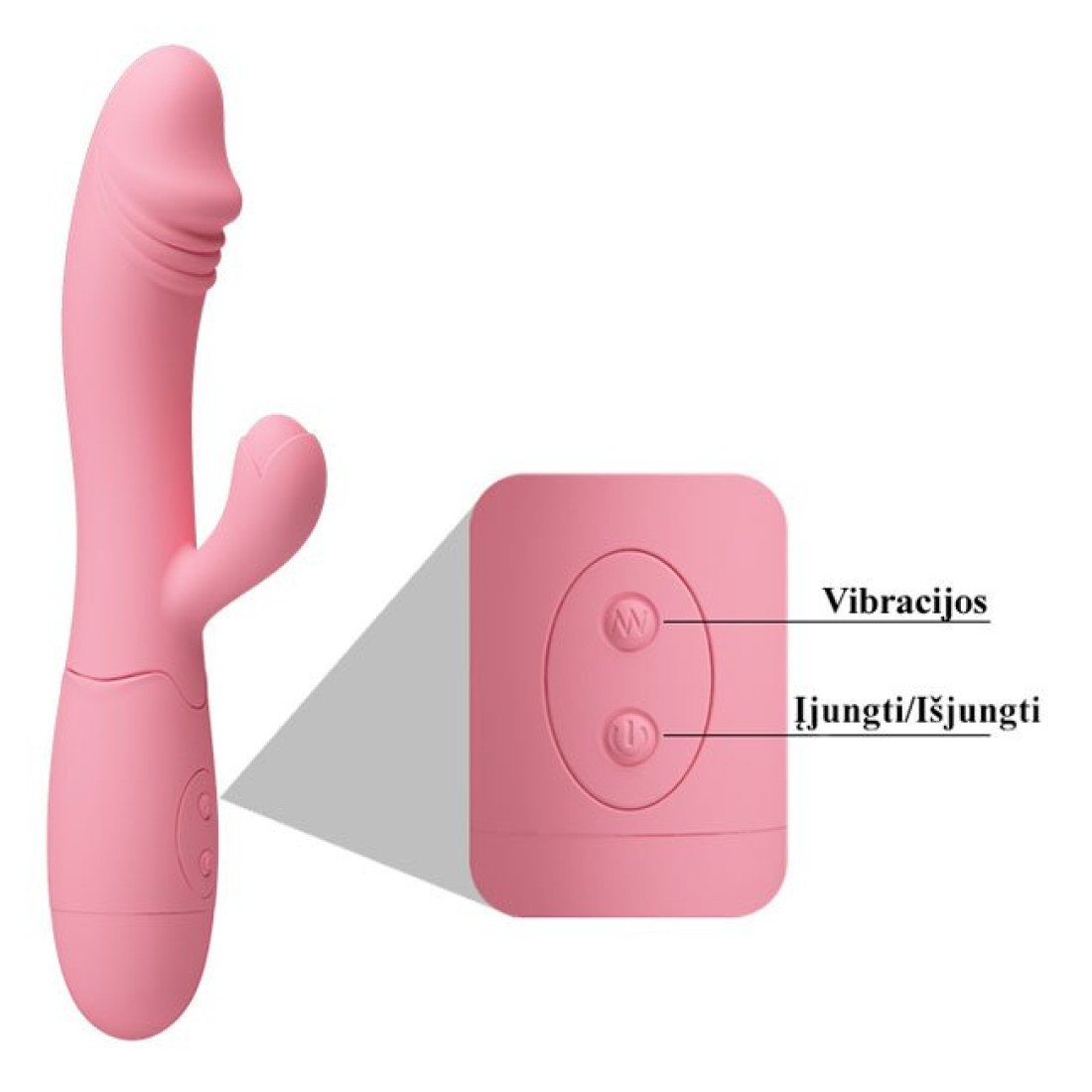Vibratorius kiškutis „Snappy“ - Pretty Love