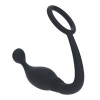 Prostatos masažuoklis - penio žiedas „Cock Ring with Prostate Stimulator Medium“ - Levelz
