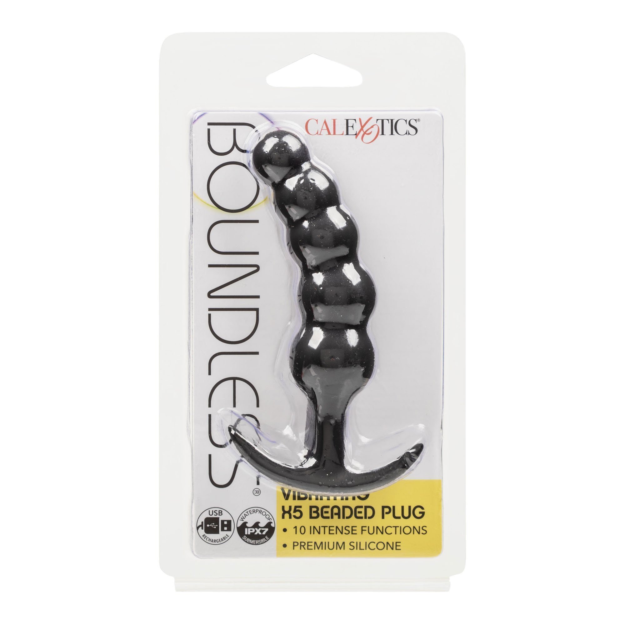 Vibruojantis analinis kaištis „Boundless X5 Beaded Plug“ - CalExotics