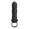 Vibruojanti penio mova „Penis Sleeve with Ball Strap“ - Pretty Love