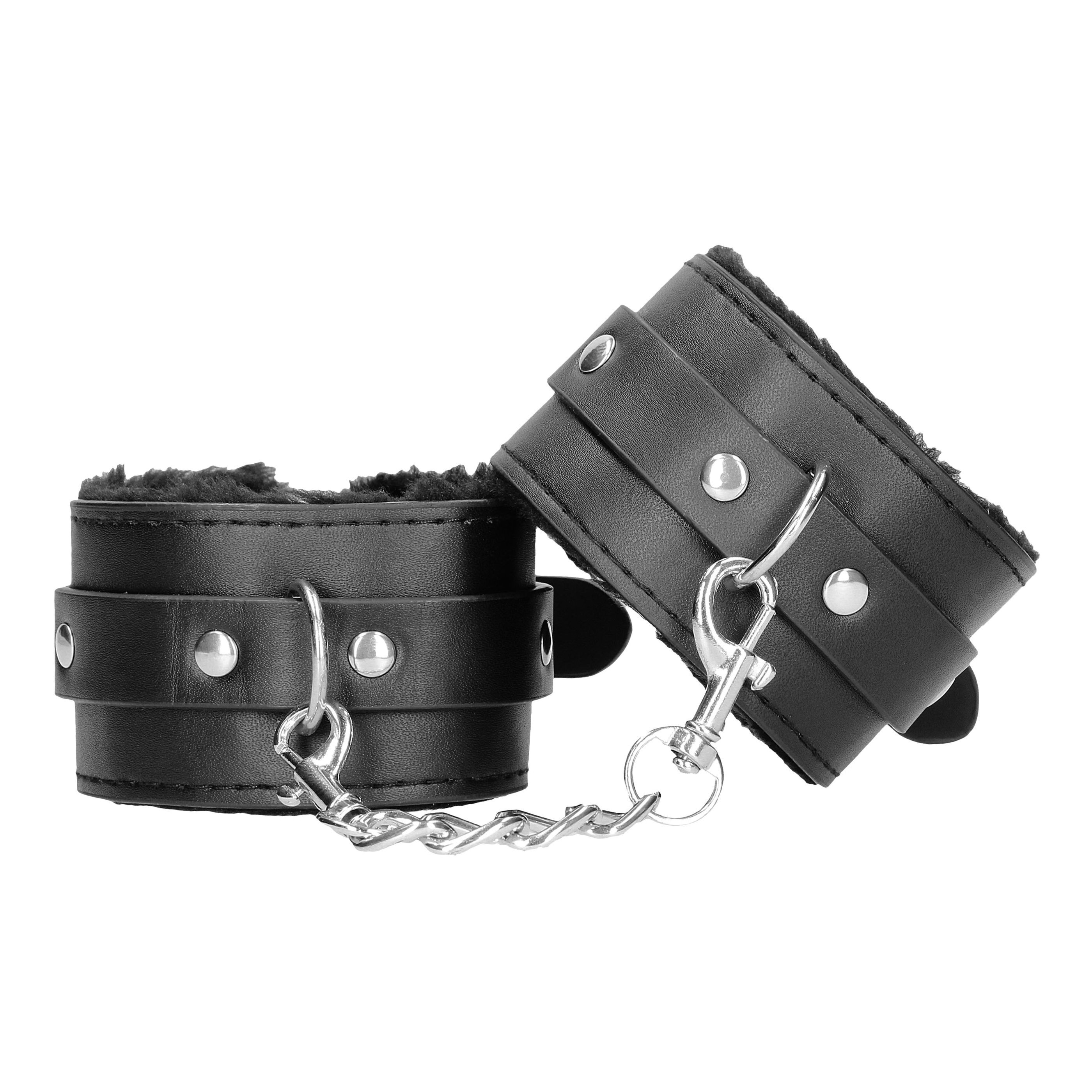 Antrankiai „Black & White Hand Cuffs“ - Ouch!