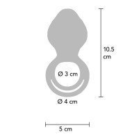 Įkraunamas penio žiedas „Couples Slimline Vibrator Ring“ - Xocoon