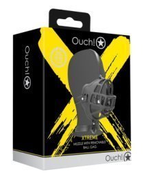 Kaukė su burnos kaiščiu „Xtreme Muzzle with Removable Ball Gag“ - Ouch!