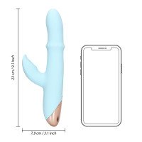 Vibratorius kiškutis „Pulse Wave and Up-and-Down Moving Ring Vibrator“ - Loveline