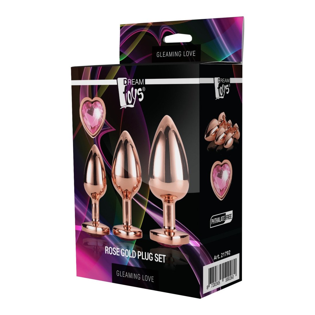 Analinių kaiščių rinkinys „Rose Gold Gleaming Love“ - Dream Toys