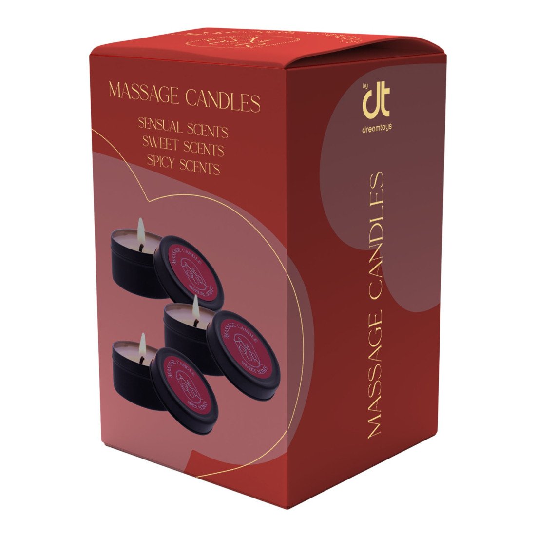 Masažinių žvakių rinkinys „Amour“ - Dream Toys