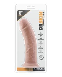 Dildo „Dr. Skin Cock with Suction Cup 8Inch“ - Blush