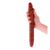 Dvigubas dildo „Foreskin Doubledong 35 cm“ - Get Real