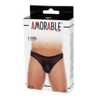 Vyriškos kelnaitės su juostele „Transparent G-String“ - Amorable