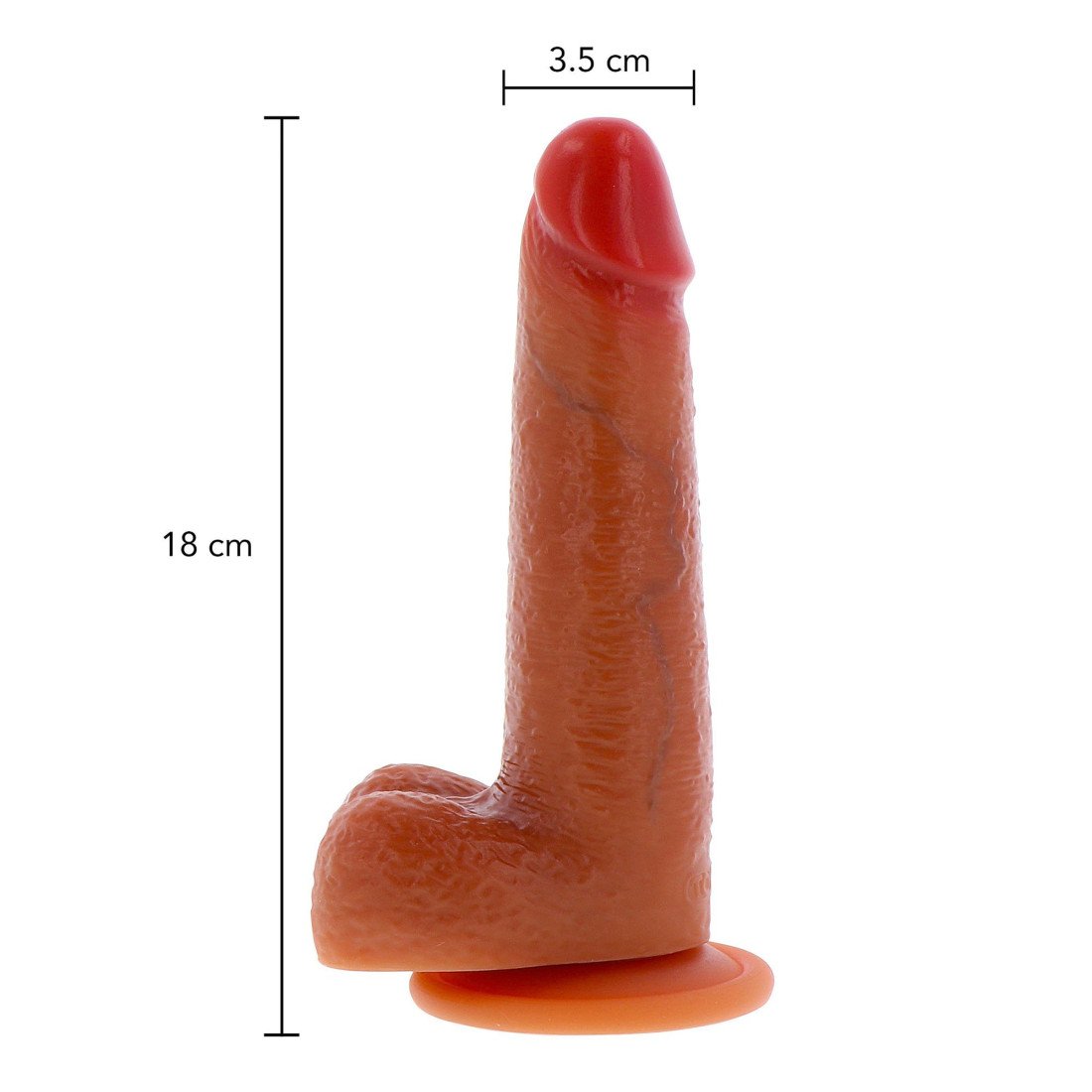 Falo imitatorius „Foreskin Dildo 18 cm“ - Get Real