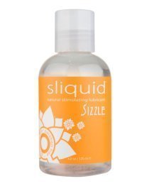 Stimuliuojantis vandens pagrindo lubrikantas „Sizzle“, 125 ml - Sliquid