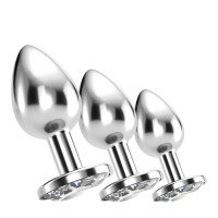 Analinių kaiščių rinkinys „Bijou Anal Train Trio“ - Crushious