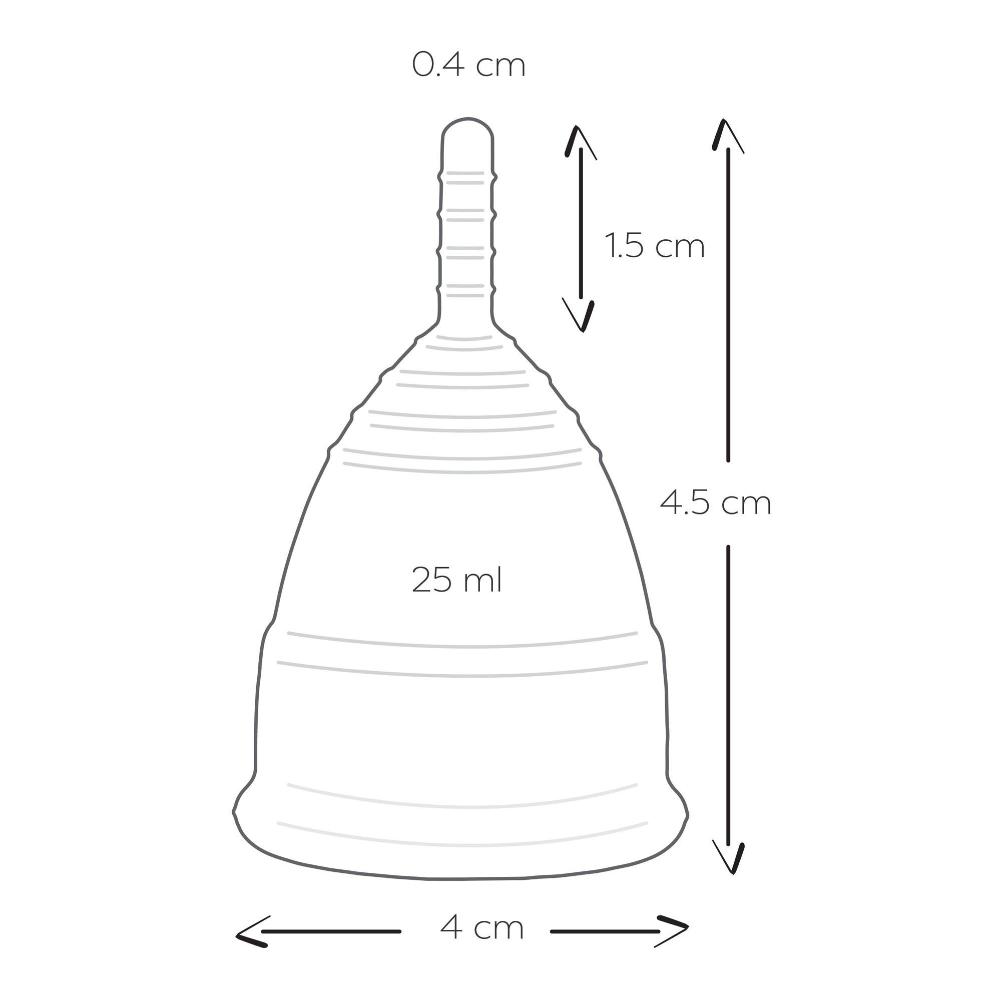 Menstruacinės taurelės „Size S“, 2 vnt. - Mae B