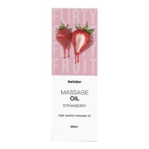 Masažo aliejus „Strawberry“, 250 ml - Satisfyer