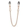 Spenelių spaustukai „Tweezer Nipple Clamps Gold“ - Mr. Steel