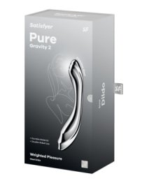 Metalinis dildo „Pure Gravity 2” - Satisfyer