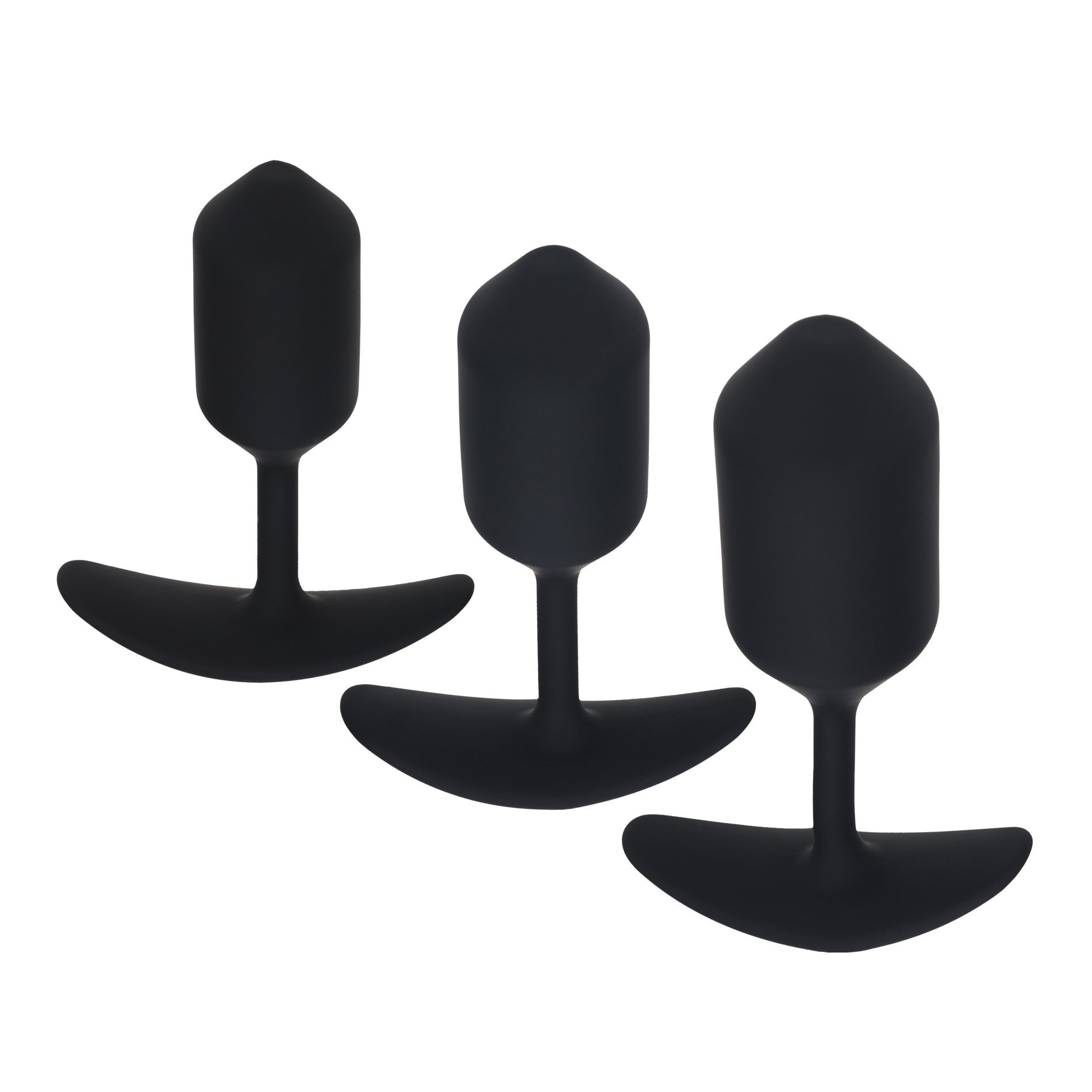 Analinių kaiščių rinkinys „Weighted Anal Plug Training Kit“ - Levelz