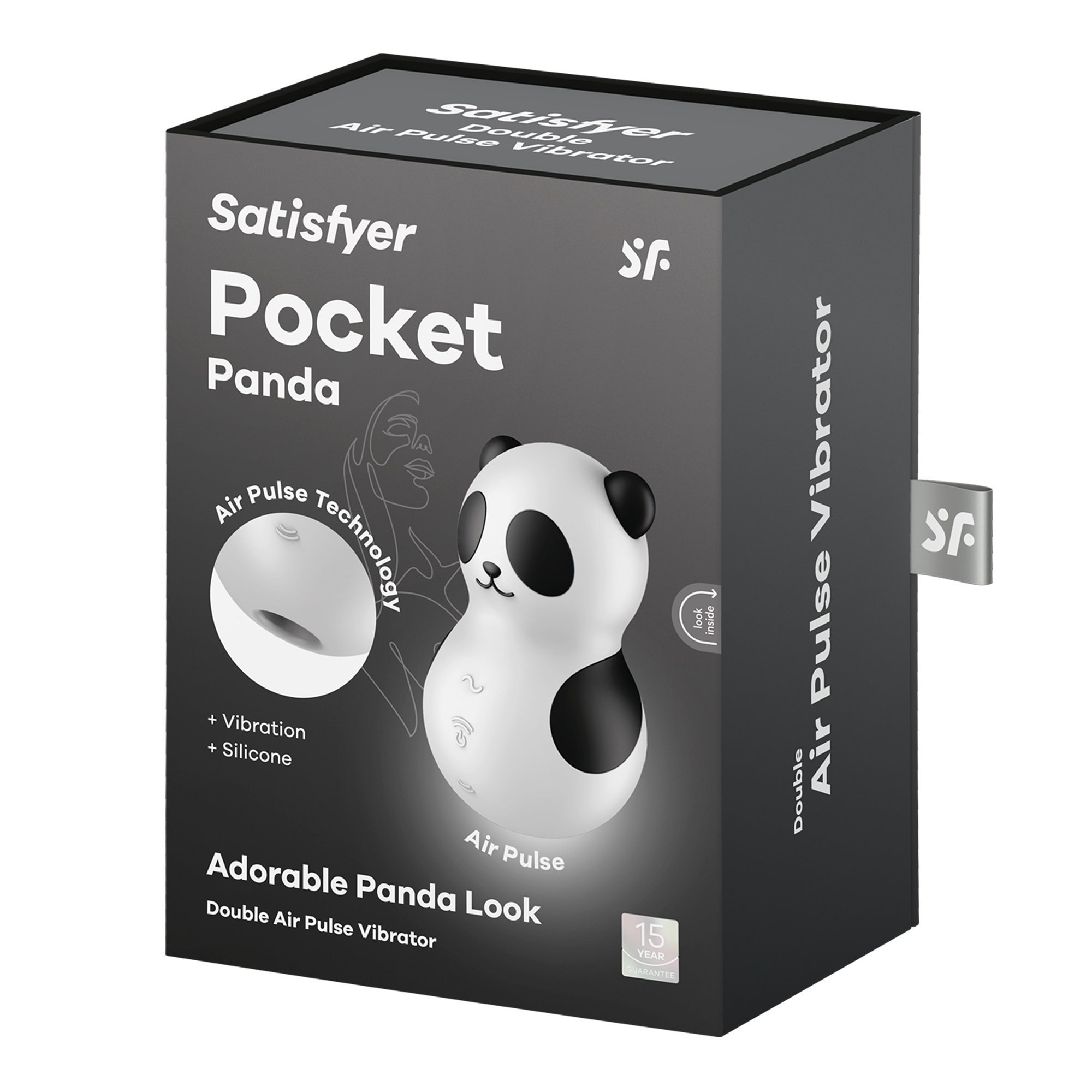 Klitorinis stimuliatorius - vibratorius „Pocket Panda“ - Satisfyer