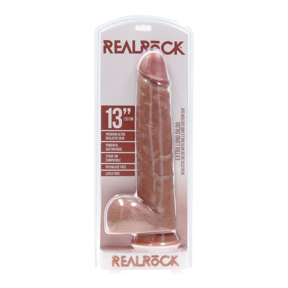 XXL falo imitatorius „Extra Large Thick Straight 13“ - RealRock