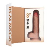 Vibruojantis falo imitatorius „Realistic Vibrating & Rotating Dildo Nr. 8“ - RealRock