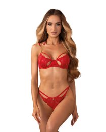 Atviras liemenėlės ir kelnaičių rinkinys „Matildea“ - Obsessive