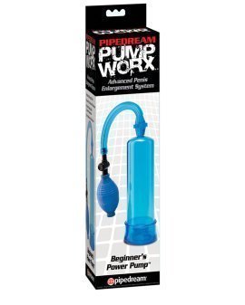 Mėlyna penio pompa „Beginners“ - Pump Worx
