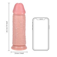 XXL dildo „Extra Thick Straight 9“ - RealRock