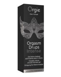 Stimuliuojantis gelis klitoriui „Orgasm Drops Intense“, 30 ml - Orgie