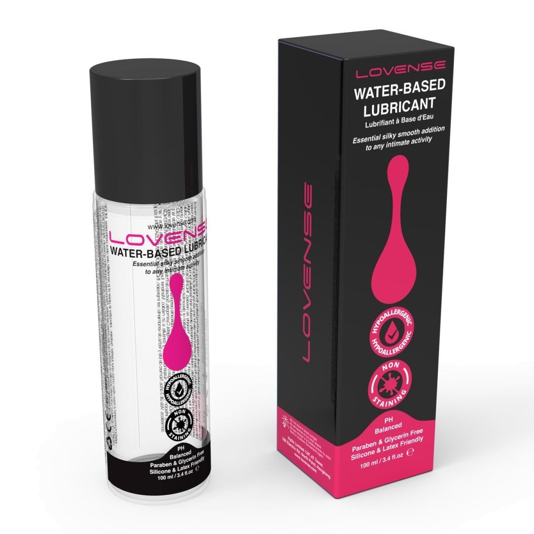 Vandens pagrindo lubrikantas „Water-Based Lubricant“, 100 ml - Lovense