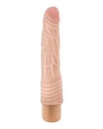 Vibruojantis dildo „Dr. Skin Vibe 2“ - Blush