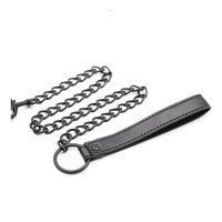 Antkaklio ir pavadėlio rinkinys „Neoprene Bondage Collar“ - Latetobed